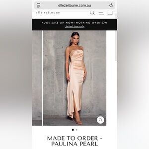 Elle Zeitoune Pauline Pearl Dress